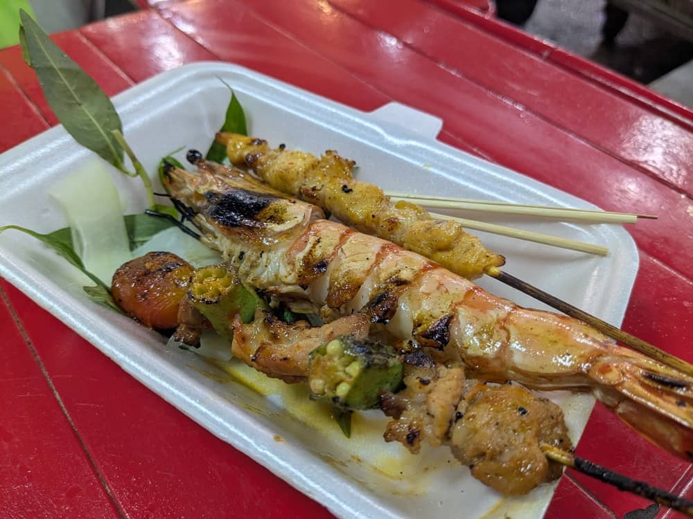 しっかり焼き色がついたバーベキュー